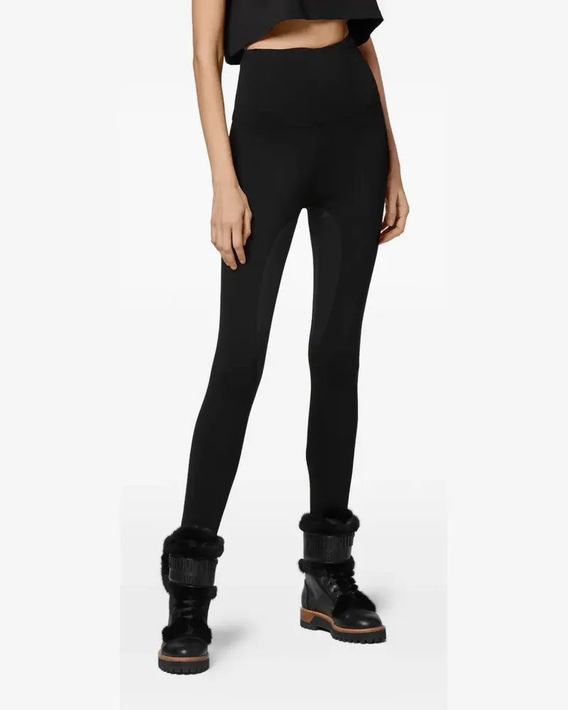 Philipp Plein Leggings mit hohem Bund - Schwarz Schwarz