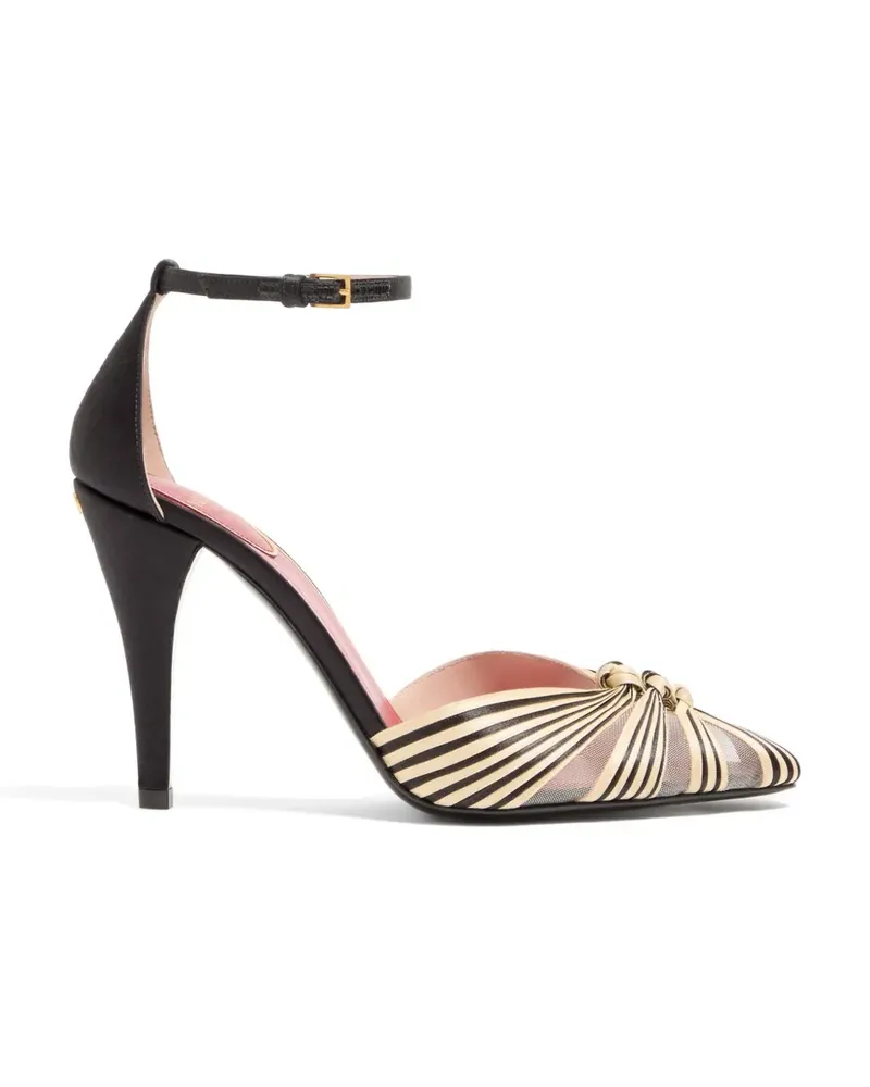 Valentino Garavani Annine satin pumps 100mm - Schwarz Schwarz