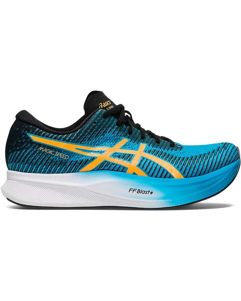 Asics Magic Speed 2 "Island Blue/Orange Pop" Sneakers - Blau Blau