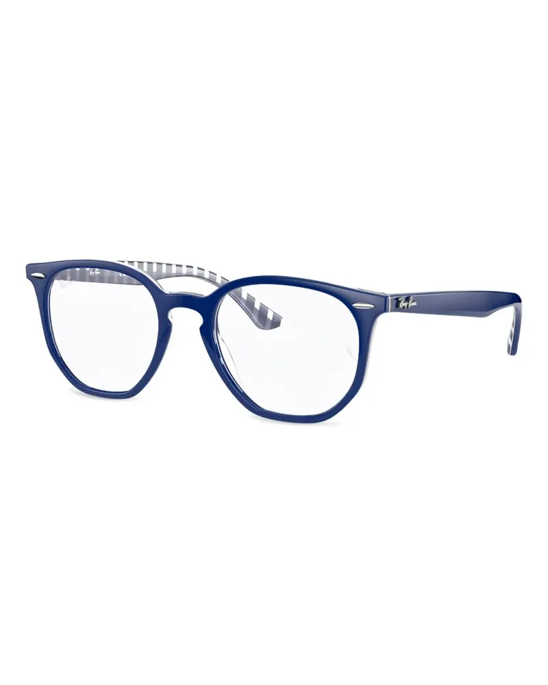 Ray Ban Brille mit geometrischem Gestell - Blau Blau