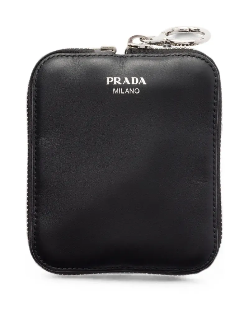 Prada Mini Reisetasche aus Re-Nylon und Leder - Schwarz Schwarz