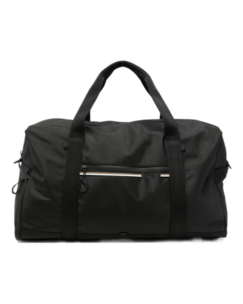 HUGO BOSS Stenson logo-print holdall - Schwarz Schwarz