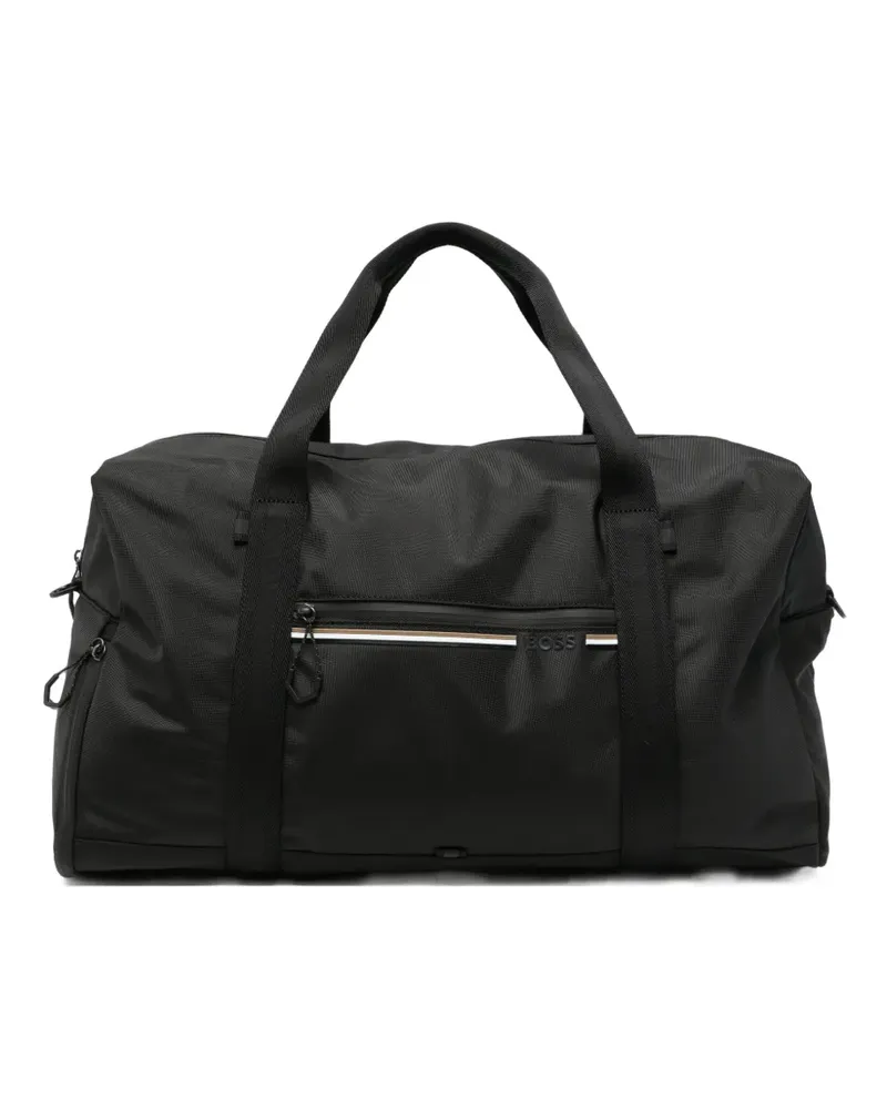 HUGO BOSS Stenson Reisetasche mit Logo - Schwarz Schwarz
