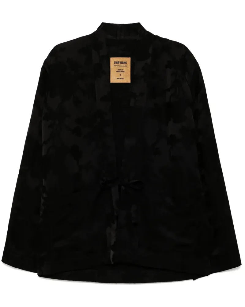Uma Wang Jester Jacke - Schwarz Schwarz