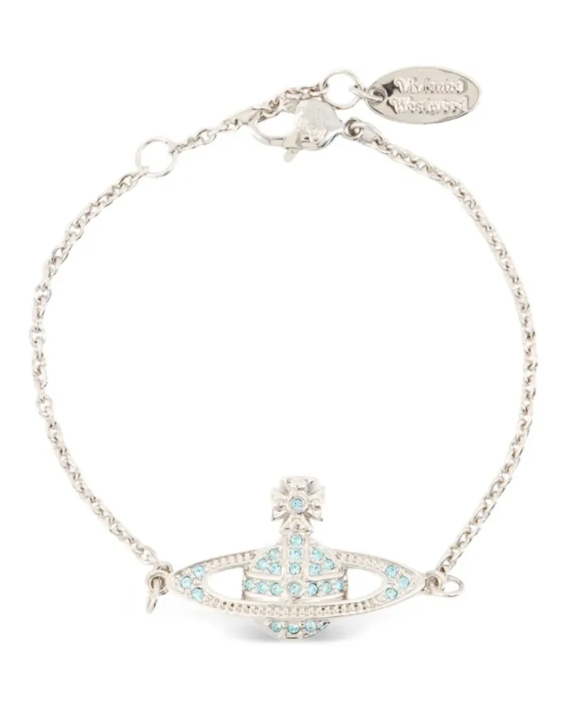Vivienne Westwood mini Bas Relief chain bracelet - Silber Silber