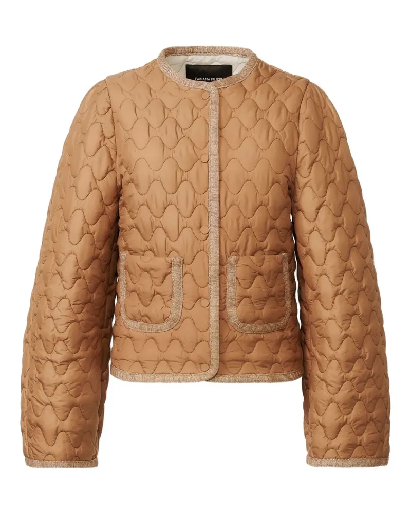 Fabiana Filippi Gesteppte Jacke - Braun Braun