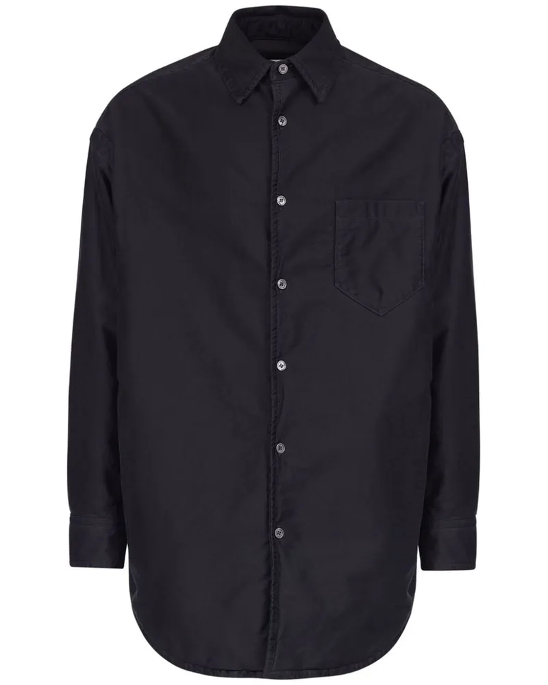 Maison Margiela Langärmeliges Hemd - Schwarz Schwarz