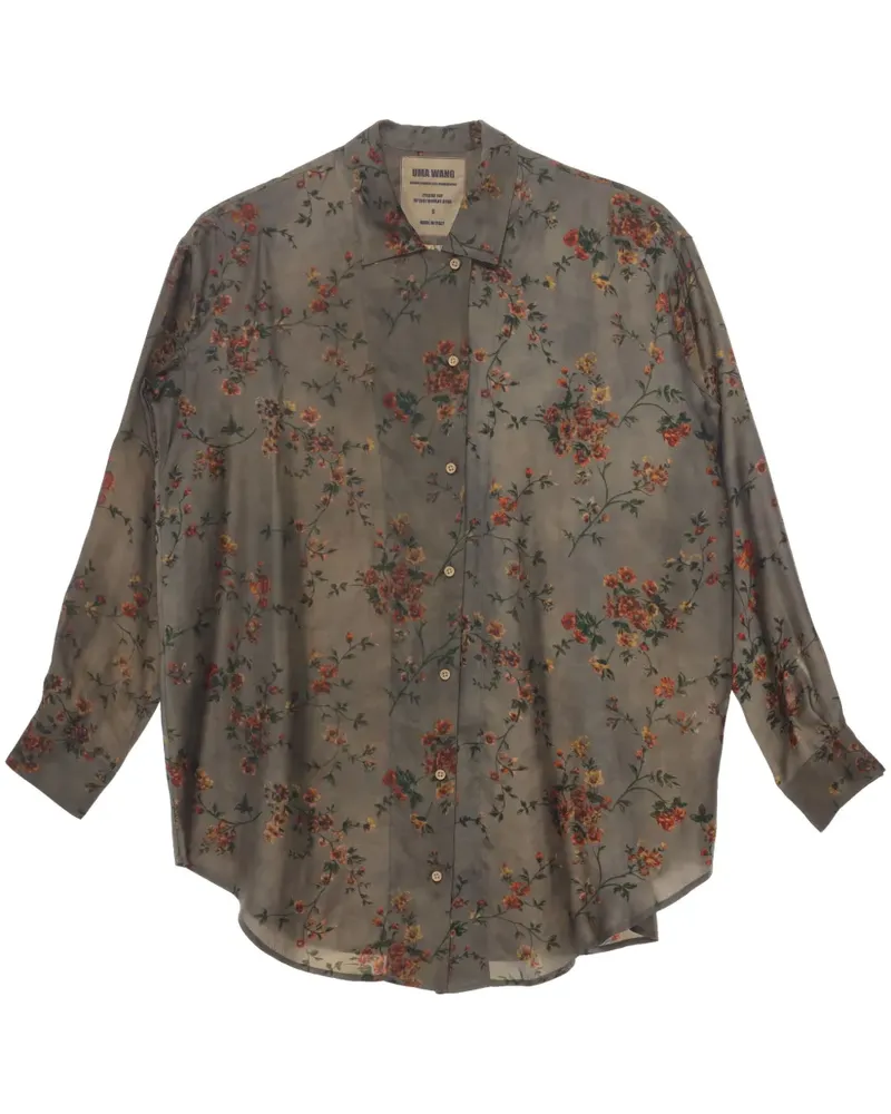 Uma Wang Tyesma Bluse - Grau Grau