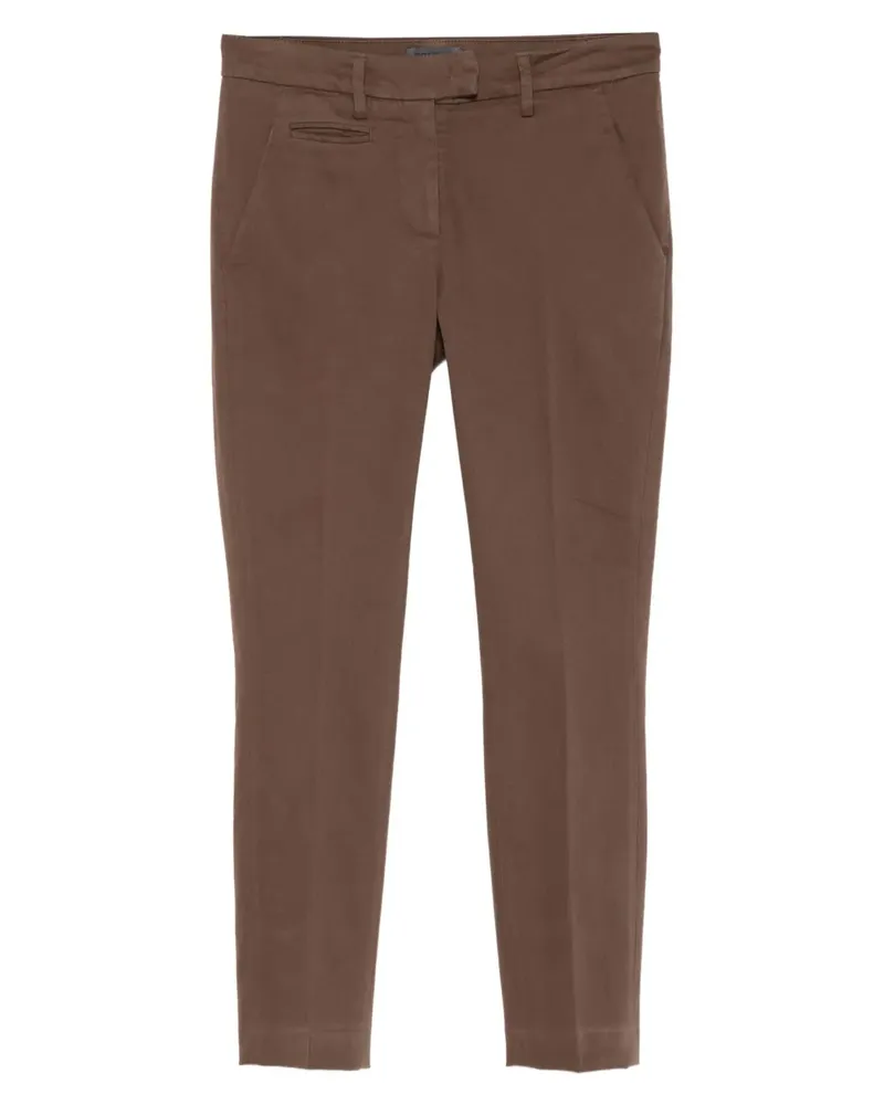 Dondup Hose mit Taschendetail - Braun Braun