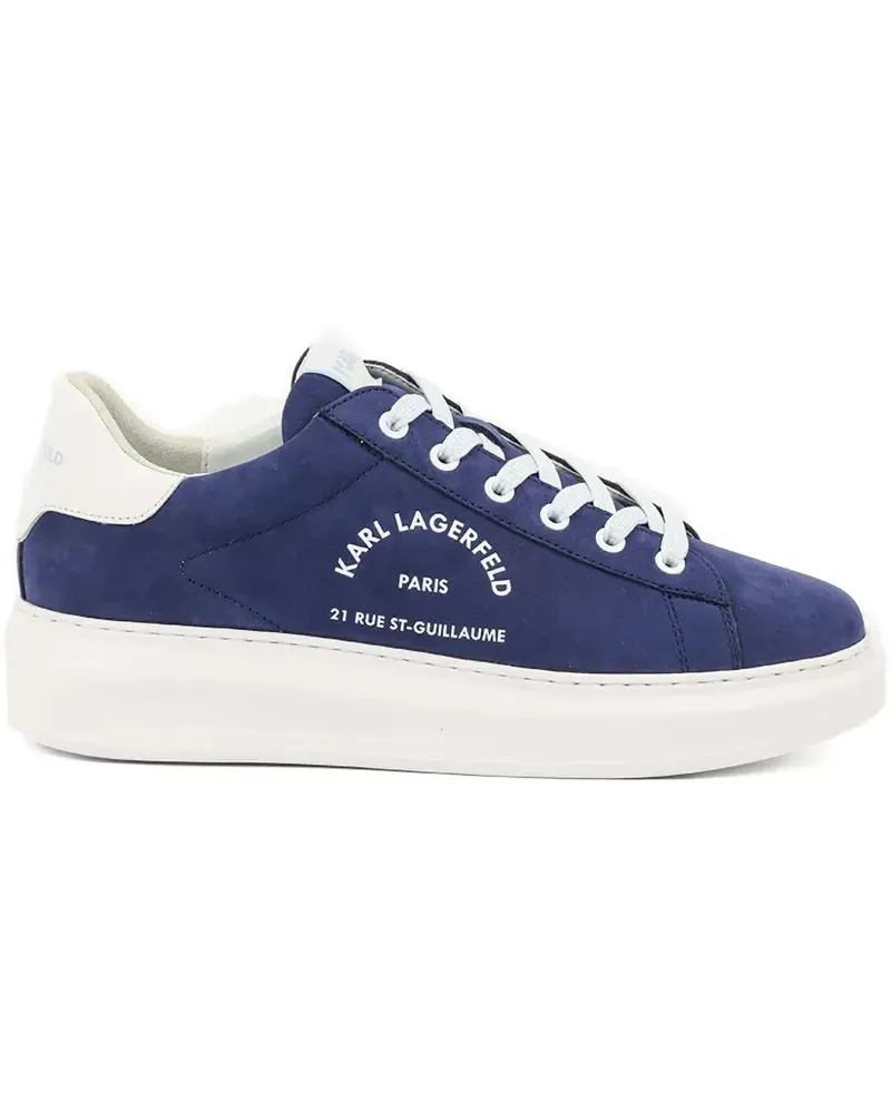 Karl Lagerfeld Sneakers mit Logo-Print - Blau Blau