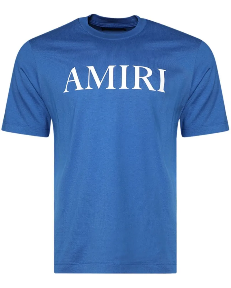 Amiri T-Shirt mit Logo-Print - Blau Blau