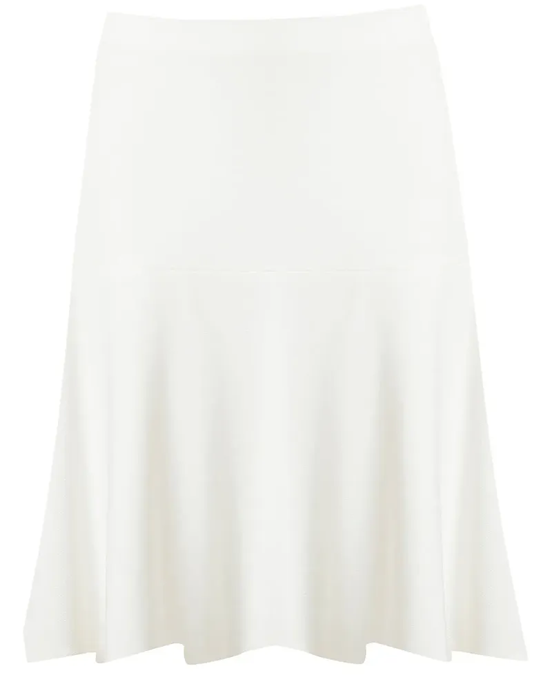 Gloria Coelho flared skirt - Weiß Weiß