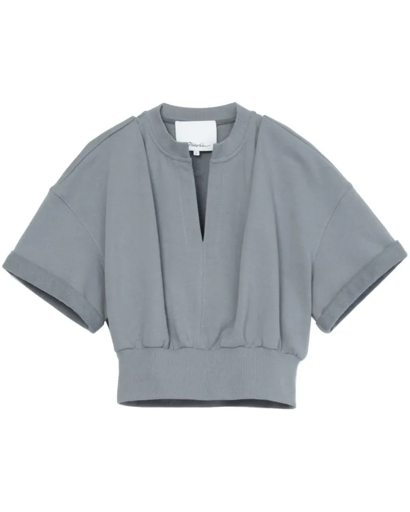 3.1 phillip lim T-Shirt mit V-Ausschnitt - Blau Blau