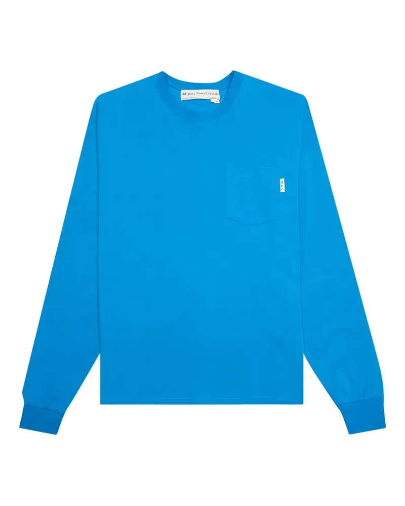 Abc. Klassisches Langarmshirt - Blau Blau