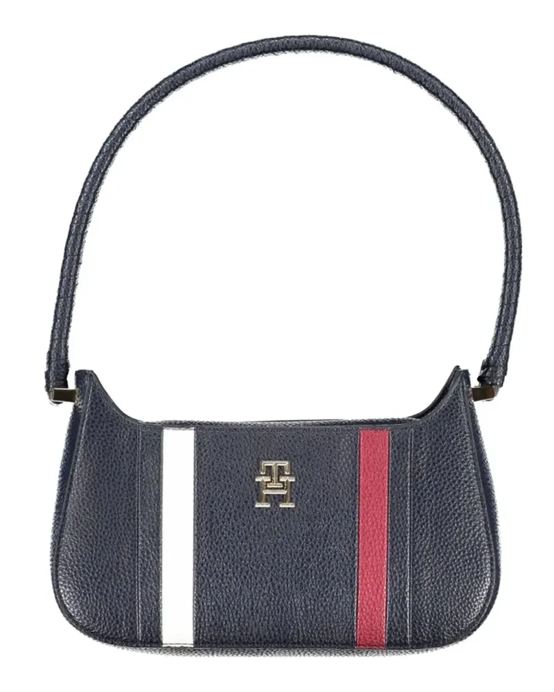 Tommy Hilfiger Julia stripe-detail shoulder bag - Blau Blau