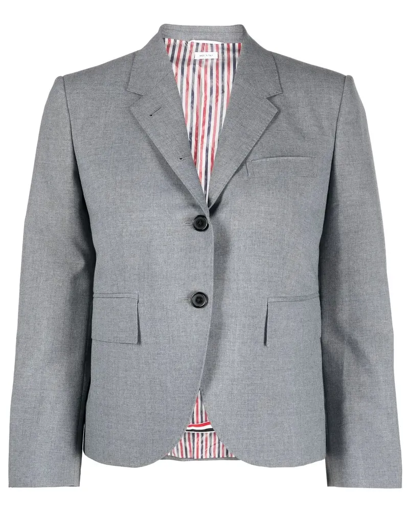 Thom Browne shrunken-fit cropped blazer - Grau Grau
