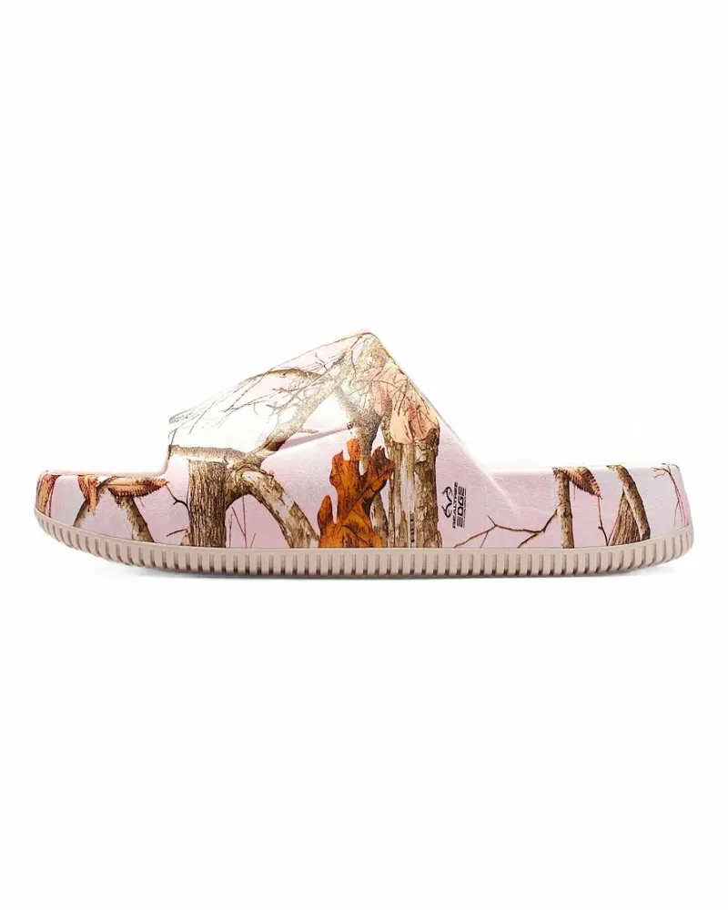 Nike Calm Pantoletten mit Camouflage-Print - Rosa Rosa