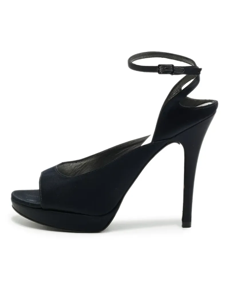 Stuart Weitzman Sandalen mit Knöchelriemen - Schwarz Schwarz