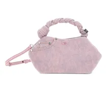 Mini Bou Tote Bag aus Denim - Rosa
