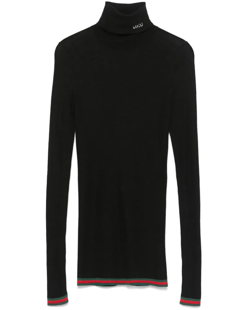 Gucci Pullover aus Kaschmir-Seidengemisch - Schwarz Schwarz