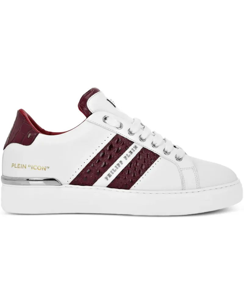 Philipp Plein Sneakers aus Leder - Weiß Weiß