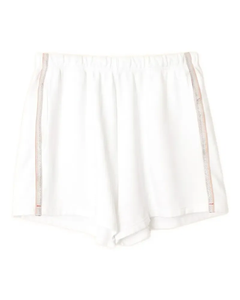 Xírena Holman side-stripe shorts - Weiß Weiß
