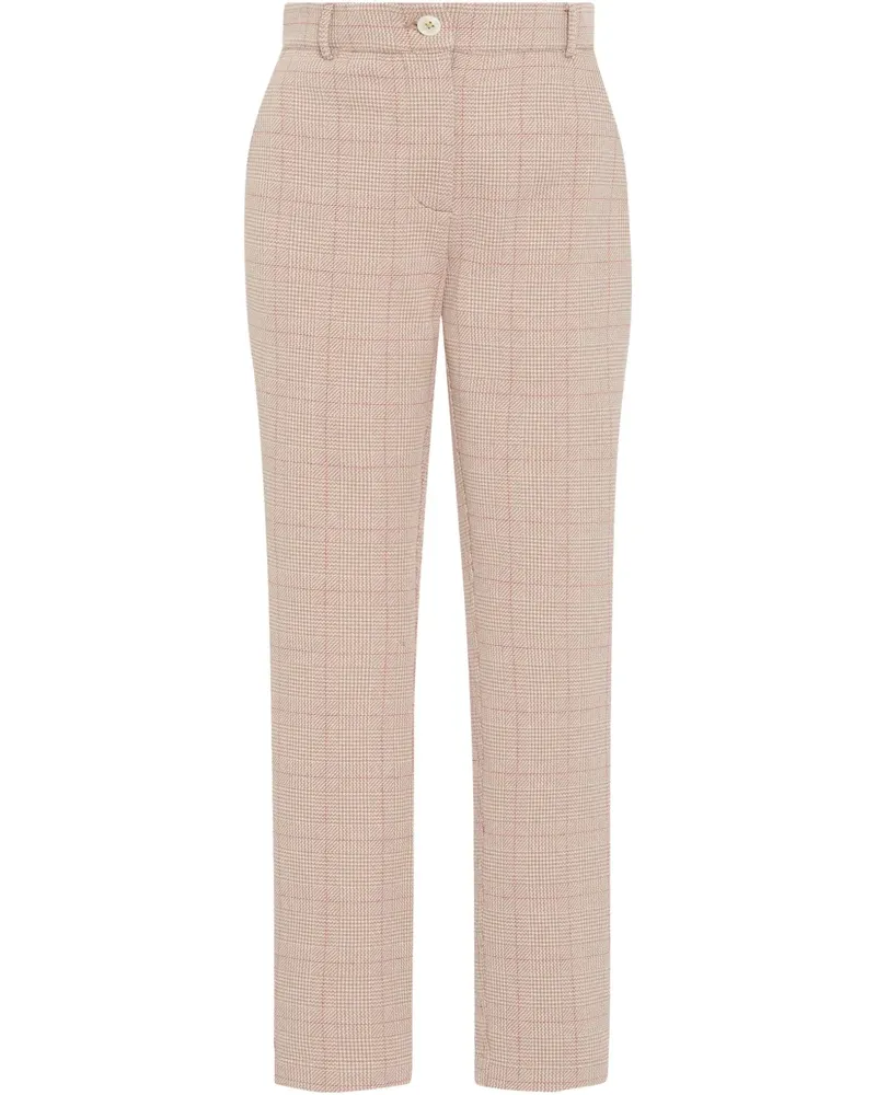 Rosetta Getty Karierte Skinny-Hose - Nude Nude