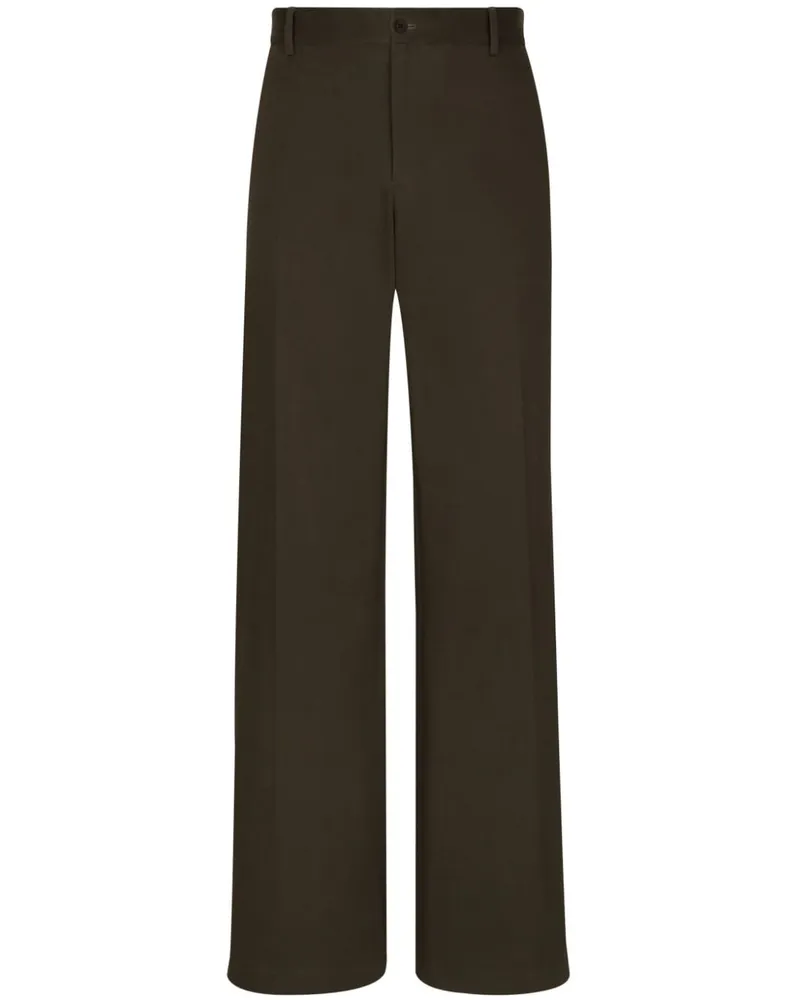 Dolce & Gabbana Hose mit weitem Bein - Braun Braun