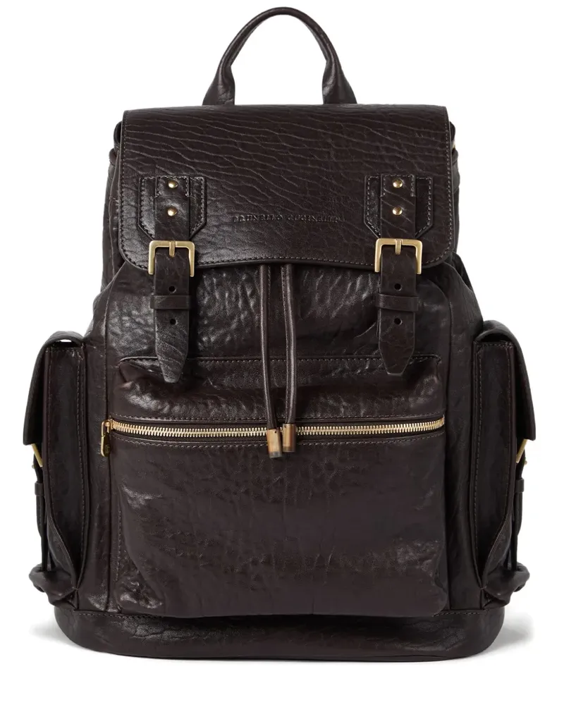 Brunello Cucinelli City Rucksack - Braun Braun