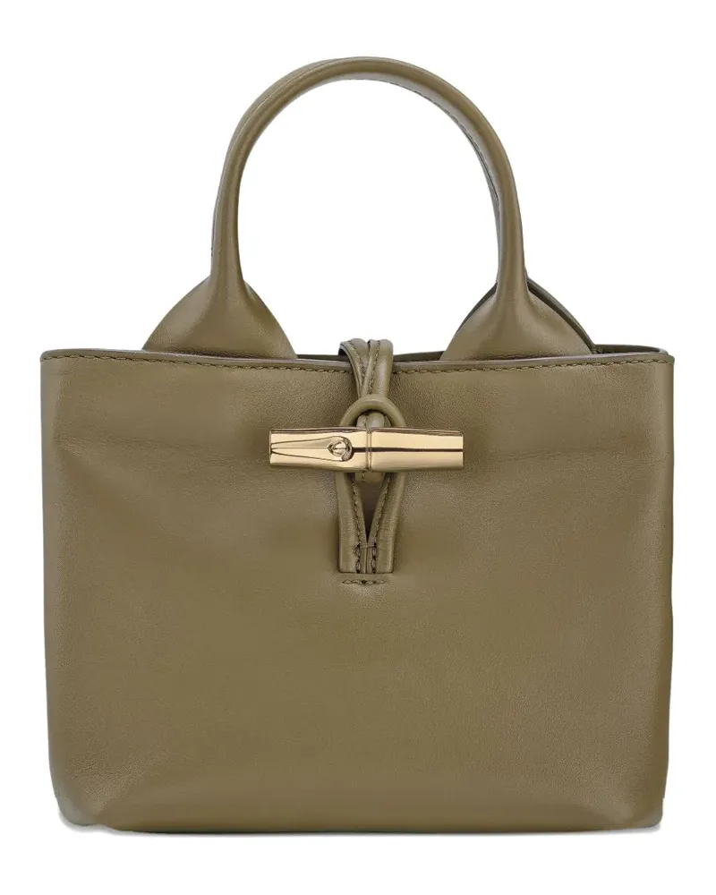 Longchamp Le Roseau XS Clasp Mini-Tasche - Grün Grün