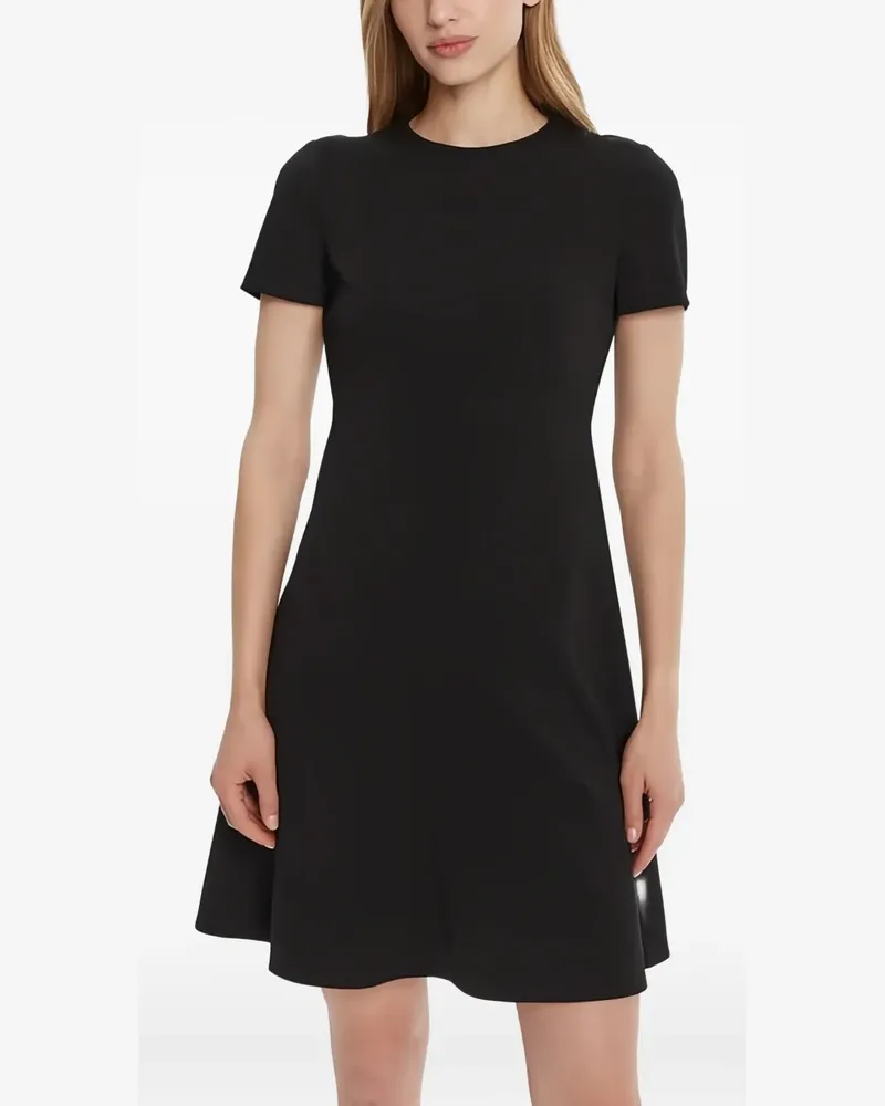Calvin Klein short-sleeve panelled mini dress - Schwarz Schwarz