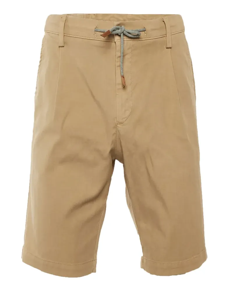 Eleventy herringbone drawstring shorts - Nude Nude