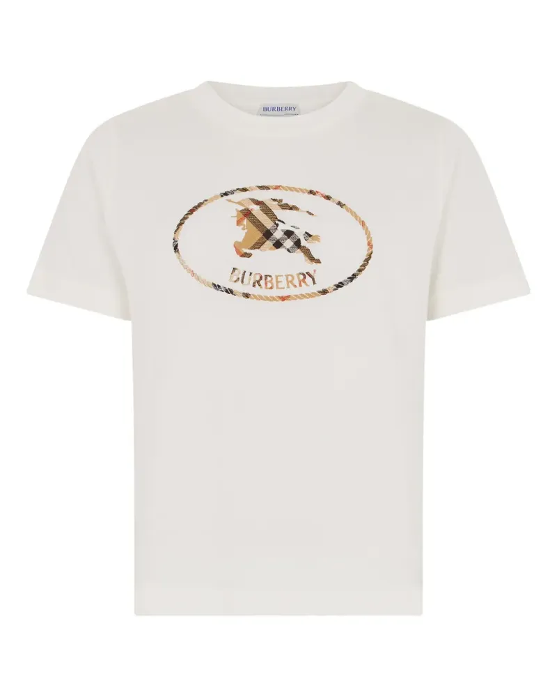 Burberry T-Shirt mit Print - Weiß Weiß