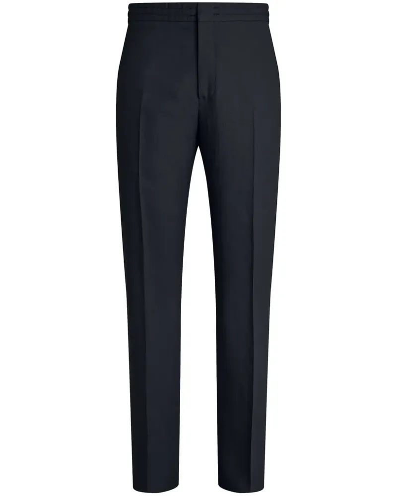 Ermenegildo Zegna Oasi Lino Hose - Blau Blau