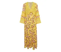 Kleid aus Spitze - Gelb