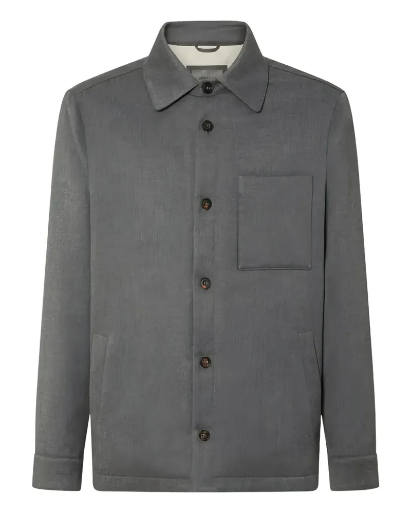 Corneliani Hemdjacke mit Knöpfen - Grau Grau