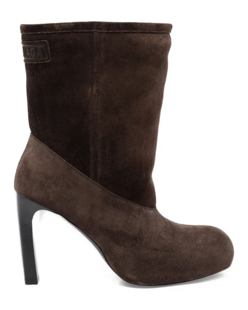 Balenciaga Fargo booties in brown - Braun Braun