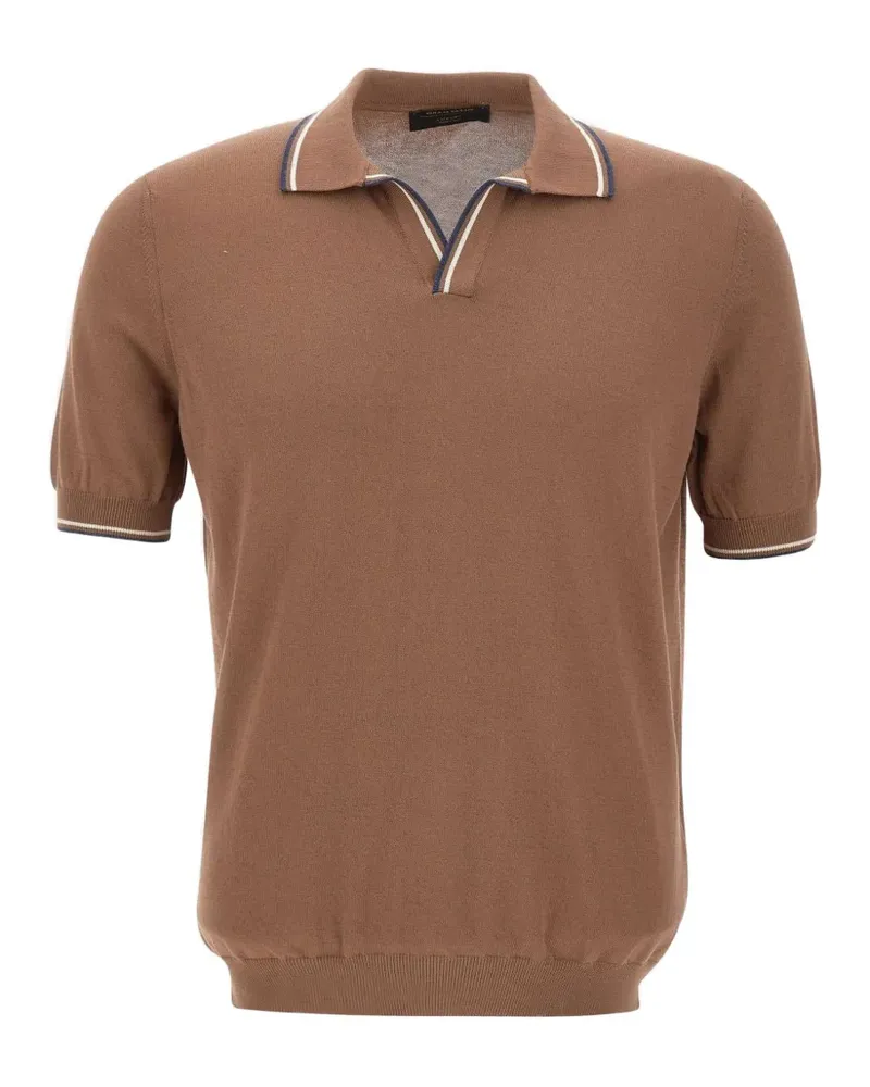 Gran Sasso short-sleeve T-shirt - Braun Braun