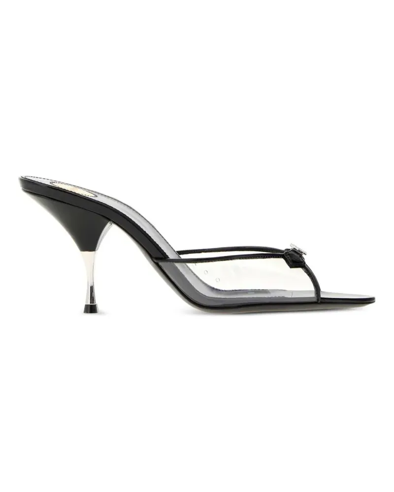 Saint Laurent Jerry rhinestone-embellished mules - Schwarz Schwarz