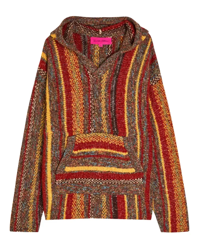 The Elder Statesman striped hooded sweater - Rot Rot