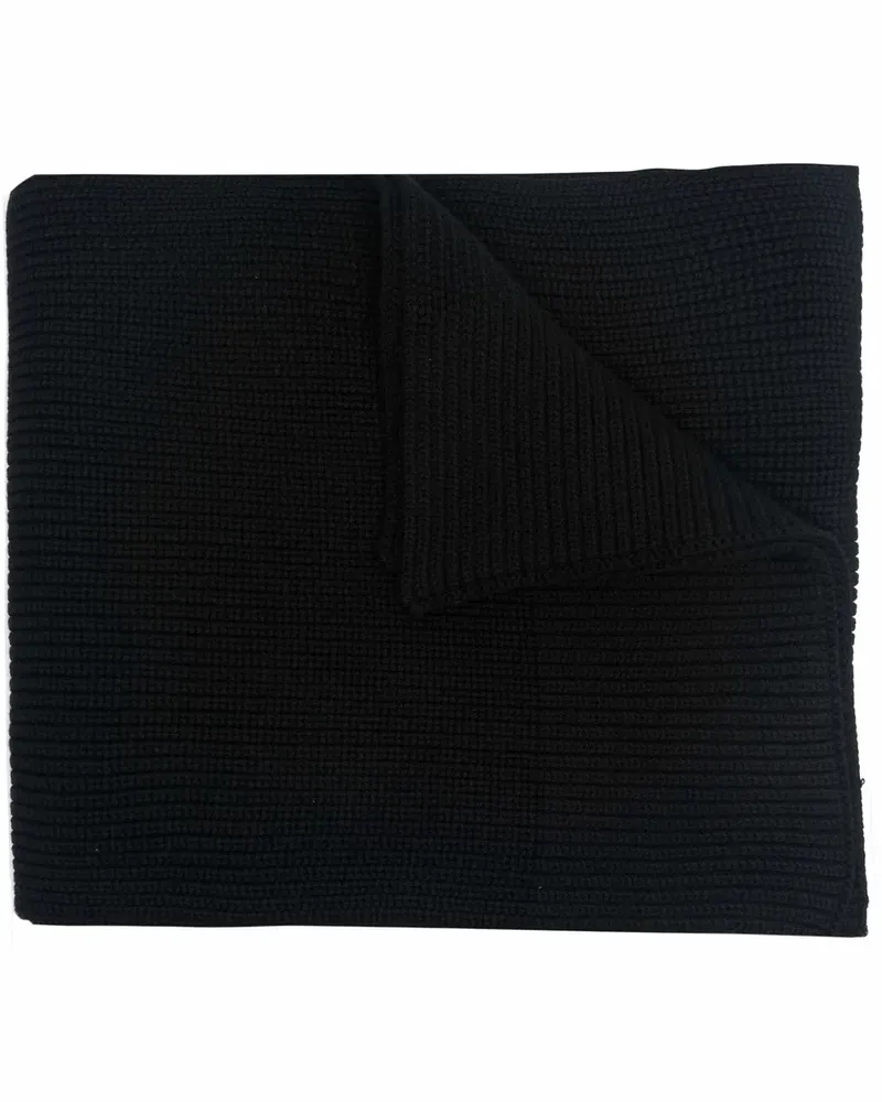 Maison Margiela Gestrickter Oversized-Schal - Schwarz Schwarz
