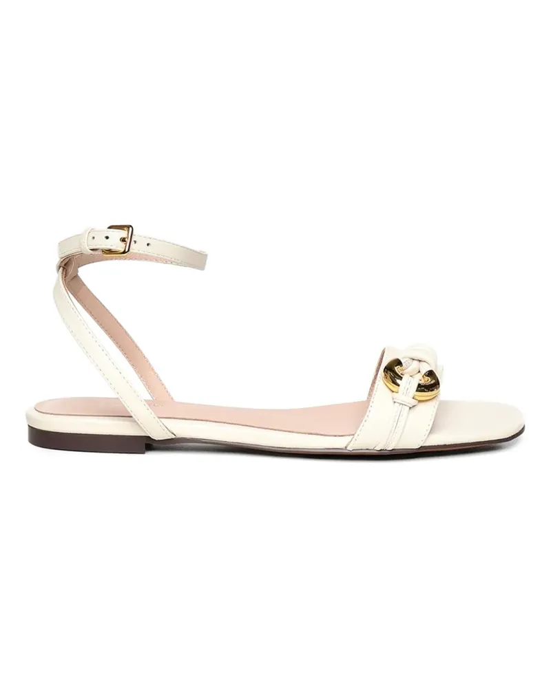 Coccinelle buckle-fastening leather sandals - Nude Nude