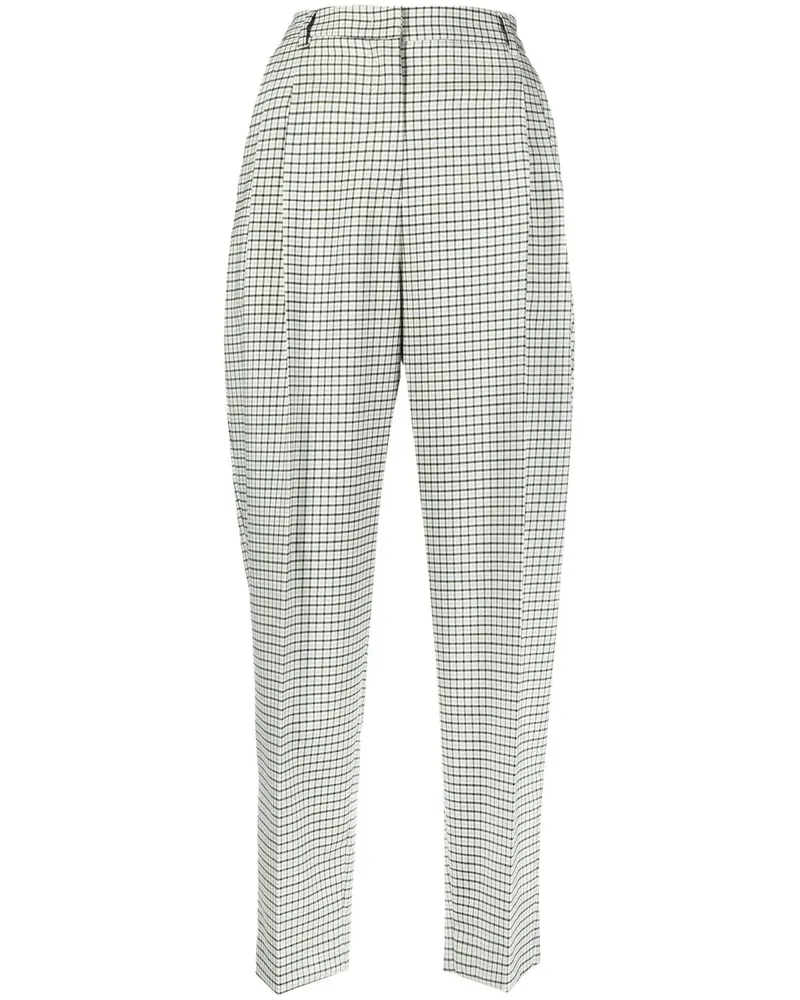 Alberto Biani Klassische Cropped-Hose - Grün Grün