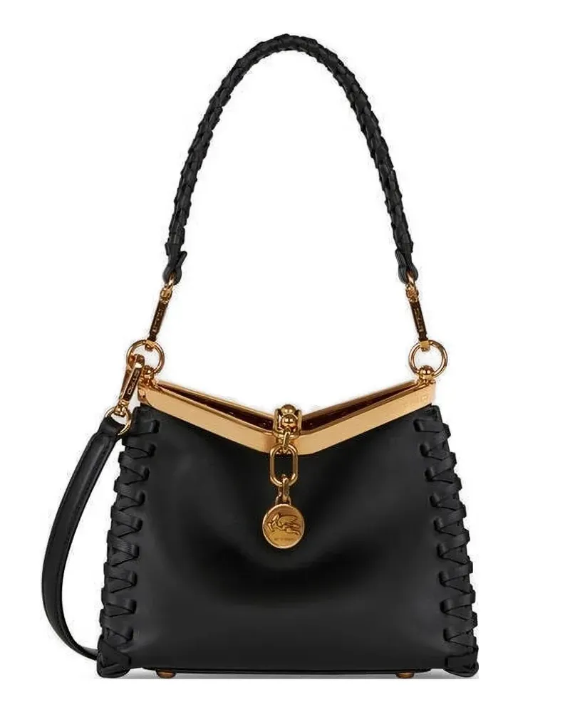 Etro Kleine Vela Schultertasche - Schwarz Schwarz