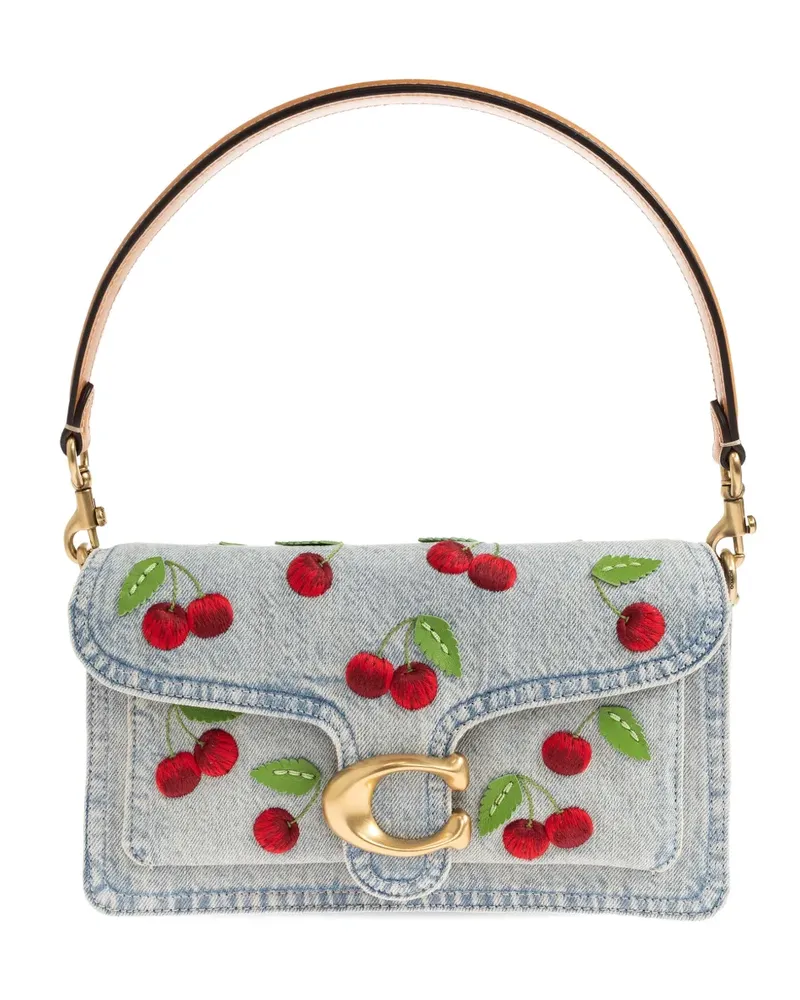 Coach 26 Tabby cherry-embellished shoulder bag - Blau Blau