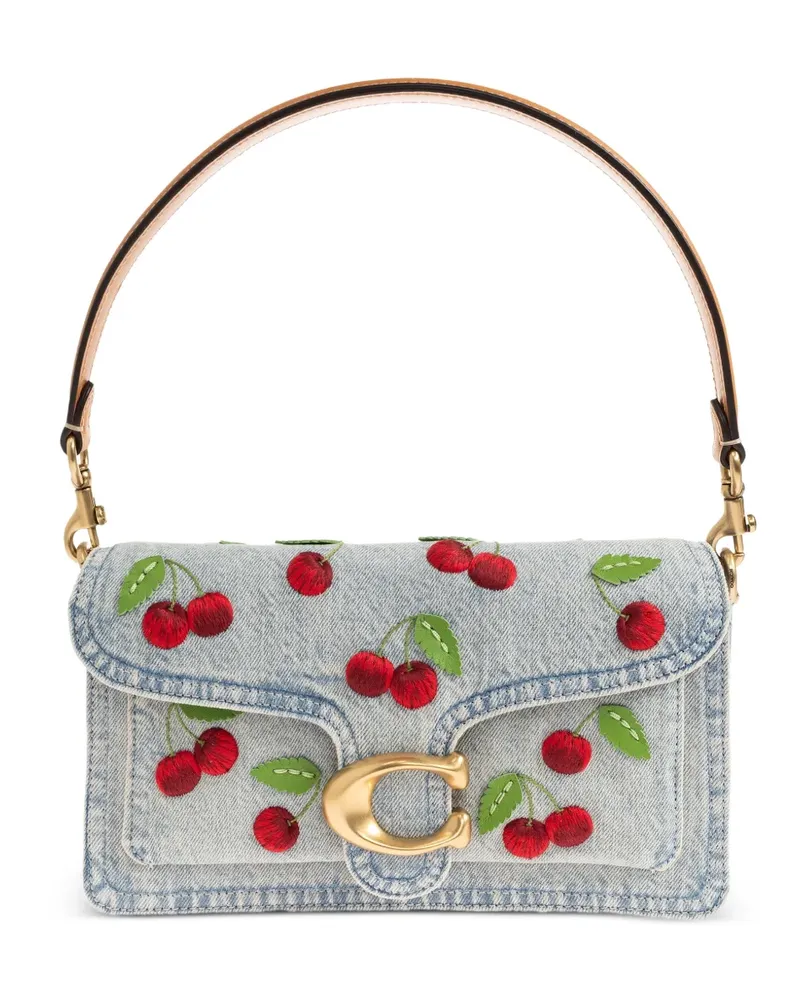 Coach 26 Tabby cherry-embellished shoulder bag - Blau Blau