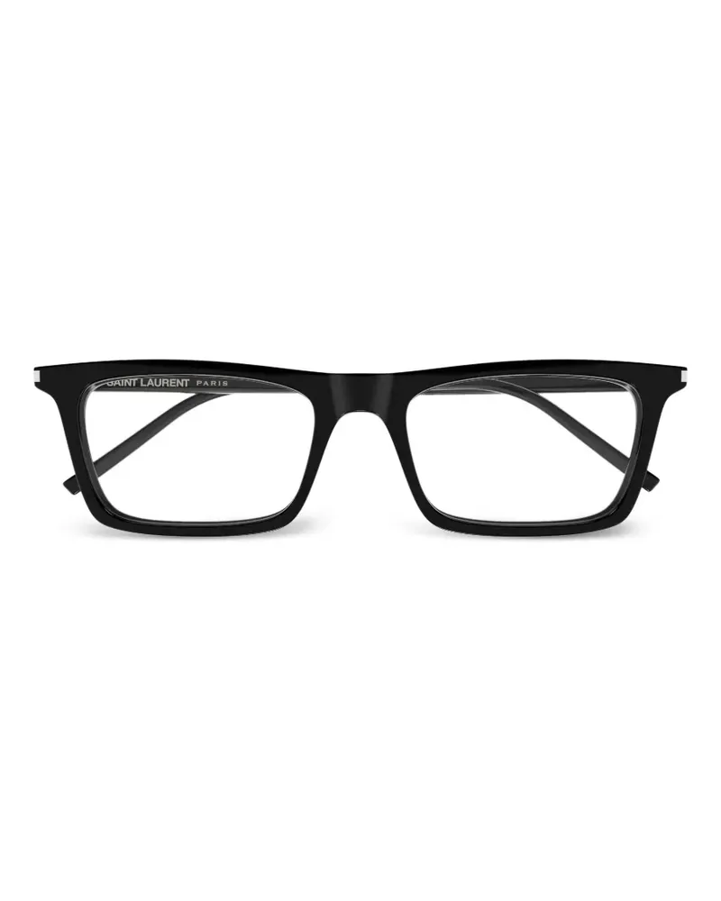 Saint Laurent Betty Thin Brille mit eckigem Gestell - Schwarz Schwarz