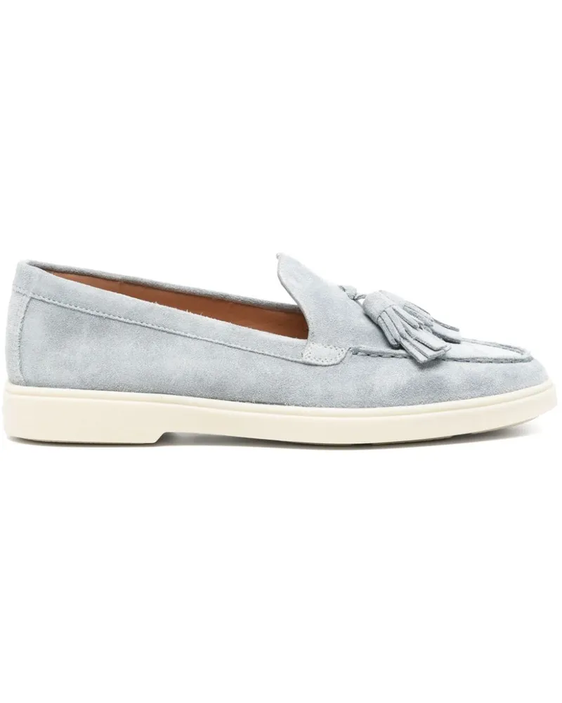 Santoni Loafer mit Quasten - Blau Blau