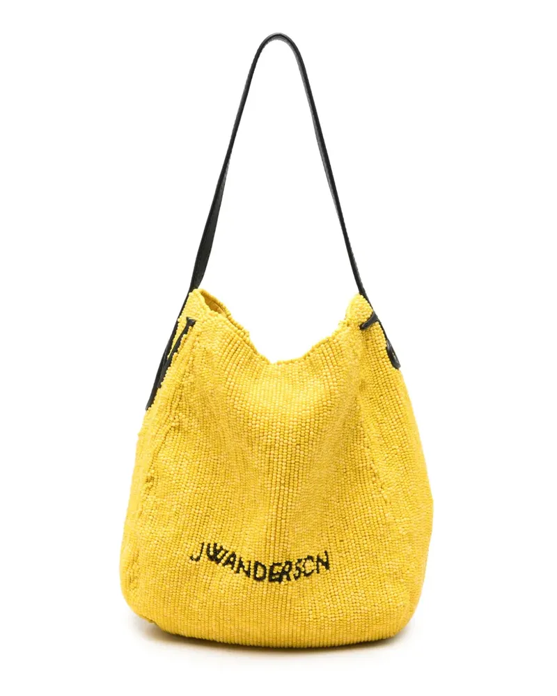 J.W.Anderson Bulb Schultertasche mit Perlen - Gelb Gelb