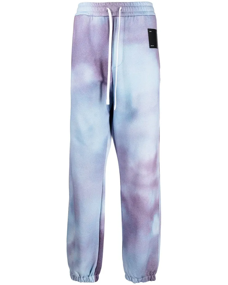 OAMC Jogginghose mit Batikmuster - Blau Blau